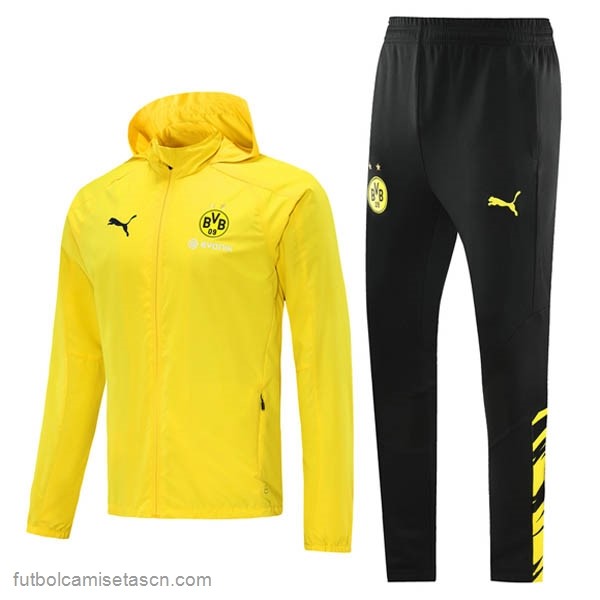 Rompevientos Borussia Dortmund Conjunto Completo 2021/22 Amarillo Negro